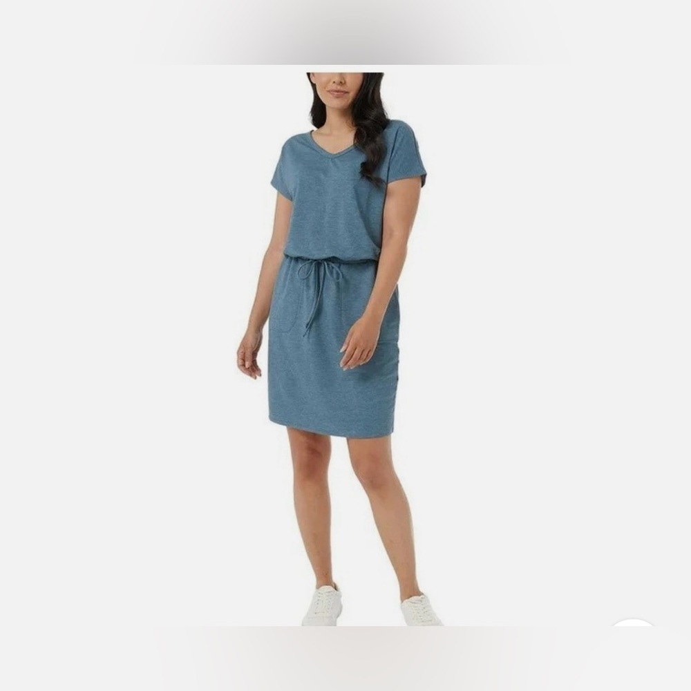 32 Degrees Heather Blue Short Sleeve Dress size Small new w/tags